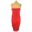 Piros rugalmas női alkalmi egészruha