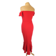 Kép 2/2 - Missguided piros sellő fazonú női alkalmi egészruha