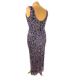 Kép 2/2 - Sistaglam fekete-színes flitteres női maxi alkalmi egészruha