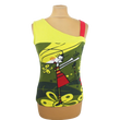 Kép 1/2 - Avispada sárga-zöld mintás női trikó