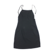 Kép 1/2 - Asos fekete lenkeverék női egészruha