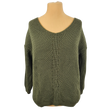 Kép 1/2 - Primark khaki kötött női pulóver