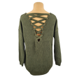 Kép 2/2 - Primark khaki kötött női pulóver