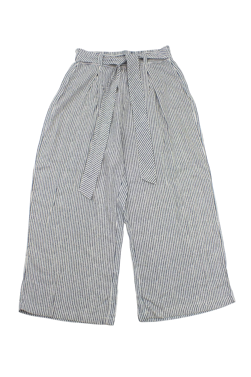Laura Torelli kék-fehér csíkos női nadrág